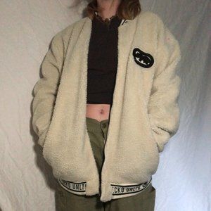 Ecko Unltd. Cream Sherpa Jacket XL